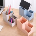 thumbnail image 4 of Neinkie Desk Pen Pencil Holder- Multi-functional Desktop Organizer Storage Box Business Card Pen/Pencil Mobile Phone Remote Control Stationery Holder Home Office Table Top Organization, 4 of 7