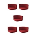 thumbnail image 1 of kurtrusly Trilateral Chair Covers Wide Application And Strong Elastic Chair Protection Made Easy Polyester Cover Chairs Decoration Wine red 5Set, 1 of 6