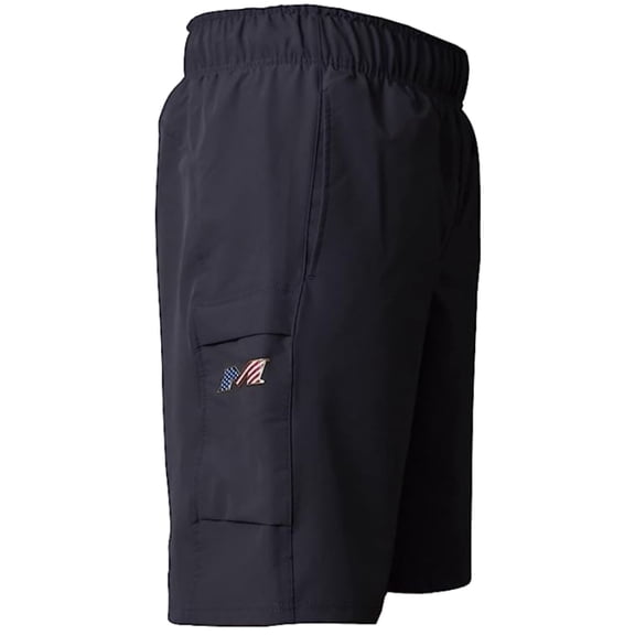 Miken Men's M20 Game & Training Shorts Slowpitch Softball – Graphite/USA - (S)