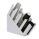 thumbnail image 1 of Soporte para vasos y tapas Mind Reader Fancy Acrílico Blanco 4 compartimentos, 1 of 3