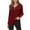 Red, variant on Women's Quarter Zip Tunic Hoodies Long Sleeve, Pullover, Loose Fit, Suitable for All Seasons, S 2XL