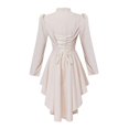 thumbnail image 6 of HXWCHs Women's Gothic Tailcoat Jacket Elegant Long Sleeve Attire XS Beige, 6 of 7