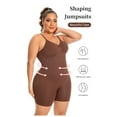thumbnail image 3 of Women's Backless Seamless Shapewear Bodysuit Tummy Control Plus Size, 3 of 5