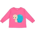 thumbnail image 3 of Inktastic Adorable Blue Snail Boys or Girls Long Sleeve Toddler T-Shirt, 3 of 5