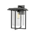 thumbnail image 3 of Millennium Lighting  Adair 1 Light 14.125 inch Outdoor Wall Sconce in Powder Coat Black 14 Inch, 3 of 5