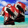 thumbnail image 2 of Camisa vintage para hombre con estampado de lobo en 3D, camisetas de manga corta, novedad de 2024, ropa de hombre de gran tamaño, camisas hawaianas casuales de playa para hombre, blusa, 2 of 5