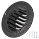 thumbnail image 1 of Cubierta de ventilación redonda Uxcell de 3", parrilla de acero inoxidable con louver y malla de pantalla para ventilación, negra, 1 of 6
