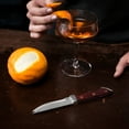 thumbnail image 4 of Viski Acacia Bartender Knife for Cocktails, Orange, Lemon, Lime, Home Bar, 4 of 6