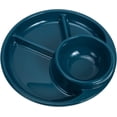 thumbnail image 2 of Dietary Plates for Portion Control Plates: Plastic Reusable Compartment Plastic Salad Plate, 2 of 5