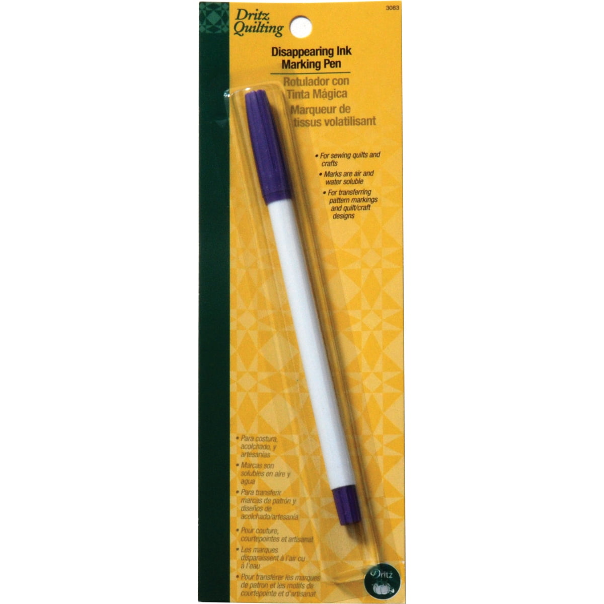 Dritz Quilting Disappearing Ink Marking Pen Purple