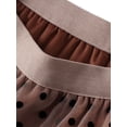 thumbnail image 2 of Mialoley Jupe en Tulle à Patchwork Taille Haute pour Femmes, Printemps, Automne et Hiver, 2 of 8