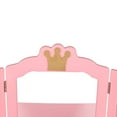 thumbnail image 5 of Ktaxon Kids Princess Wooden Vanity Desk w/ Folding Mirror,Stool,Drawer Pink, 5 of 9