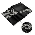 thumbnail image 5 of Happy Halloween Funny Skull Polyester Shower Curtain for Day of The Dead All Saints Day 72"x72", 5 of 7