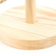thumbnail image 3 of Soporte de madera para loros y pájaros, soporte de entrenamiento interactivo portátil para evitar resbalones, percha para loros, 3 of 5