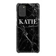 thumbnail image 1 of Personalised Black Marble Name Samsung Galaxy S20 Plus Case,iPhone 12, 1 of 5