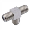 thumbnail image 3 of Paquete de 30 Combinaciones de Divisores de Cable Coaxial de Tipo F de 3 VíAs Hembra A 3 Hembras para Video VCR Antena TV Cable Satélite, Plateado, 3 of 5