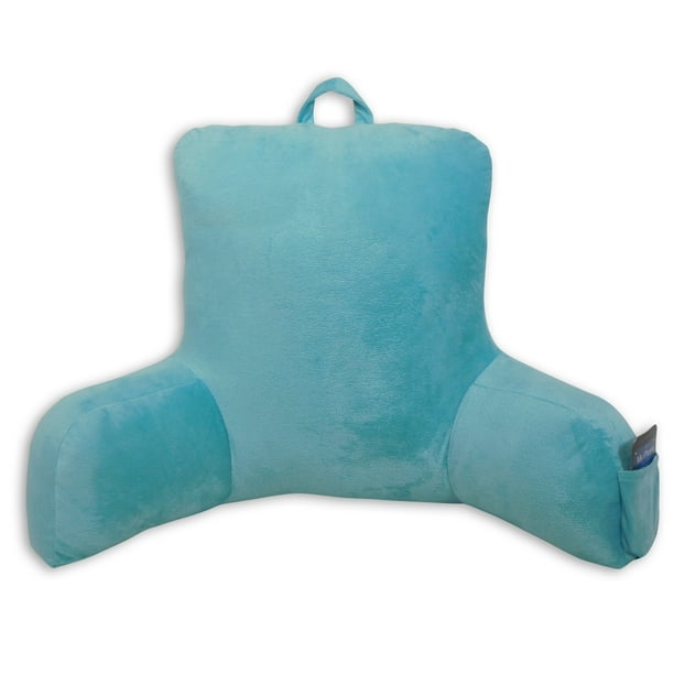 Mainstays Bed Rest Lounger Pillow -Faux Mink Fabric with Polyester