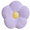 Purple Daisy, variant on Your Zone Kids Daisy Weighted Plush Pillow, 15" x 15", Purple