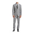 thumbnail image 1 of Kenneth Cole Mens Micro-Grid Formal Tuxedo lightgrey 42x31, 1 of 1