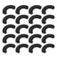 thumbnail image 3 of 20 soportes para mancuernas, almohadillas antigolpes, herramientas de fitness (negro), 3 of 7
