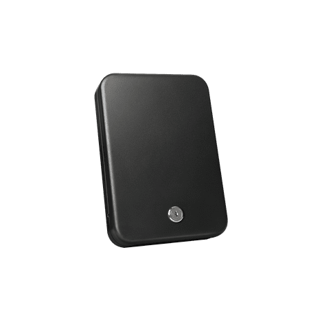 UPC: 0852368006527 | Fortress Small Portable Safes Model 11K10 with Key Lock and Steel Cable