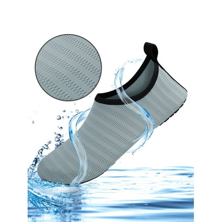 

Men & Women Barefoot Shoes Skin Water Shoes Beach Shoes Sports Shoes Aqua Beach Socks Yoga Exercise Pool Swim Slip On Surf