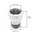 thumbnail image 6 of Thrifco Plumbing 5218053 3/4 Inch Galvanized Steel Extension Piece, 6 of 6