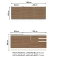 thumbnail image 3 of Cocina Integral Madesa Glamy 180 Cm Marron, 3 of 10