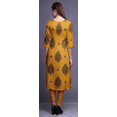 thumbnail image 3 of Bimba Straight Kurtis For Women Long Kurti Dress Printed 3/4 Sleeve Indian Top, 3 of 6