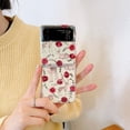 thumbnail image 1 of Case for Galaxy Z Flip 3 5G, Cartoon Pattern Printed Slim Hard Back Case Cover Anti Scratch Shockproof Support Wireless Charging, Conque for Samsung Galaxy Z Flip 3 5G 2021, 1 of 5