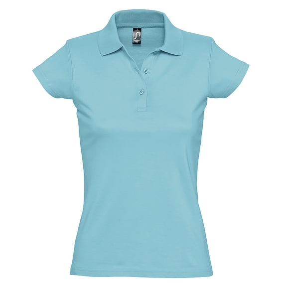 SOLS Womens Prescott Short Sleeve Jersey Polo Shirt