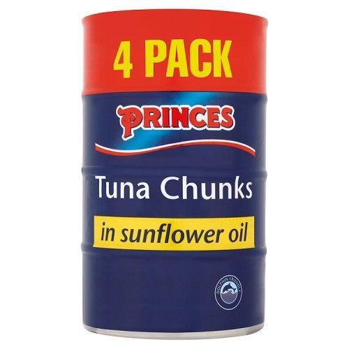 Princes Tuna Chunks in Sunflower Oil 4x160g