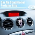 thumbnail image 2 of Car Butterfly Shape Clips for Air Conditioner Outlet Vent Attractive Decorations Clip Purple 4 Pcs, 2 of 7