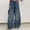 Blue, variant on Kids Girls Baggy Jeans Pull-on Pants Wide Leg High Waist Denim Pants Cute Jeans for kids Girls Size 6-7 Years Boys Pants