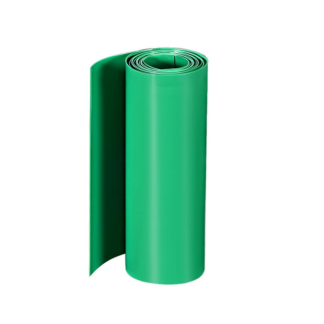 Tuberías de Termocontracción de 160 mm de Ancho Plano para Doble Capa 18650 3 Metros Verde