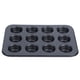 thumbnail image 2 of Molde para muffins de 12 tazas, antiadherente, redondo, para repostería, utensilios de cocina para el hogar (negro), 2 of 10