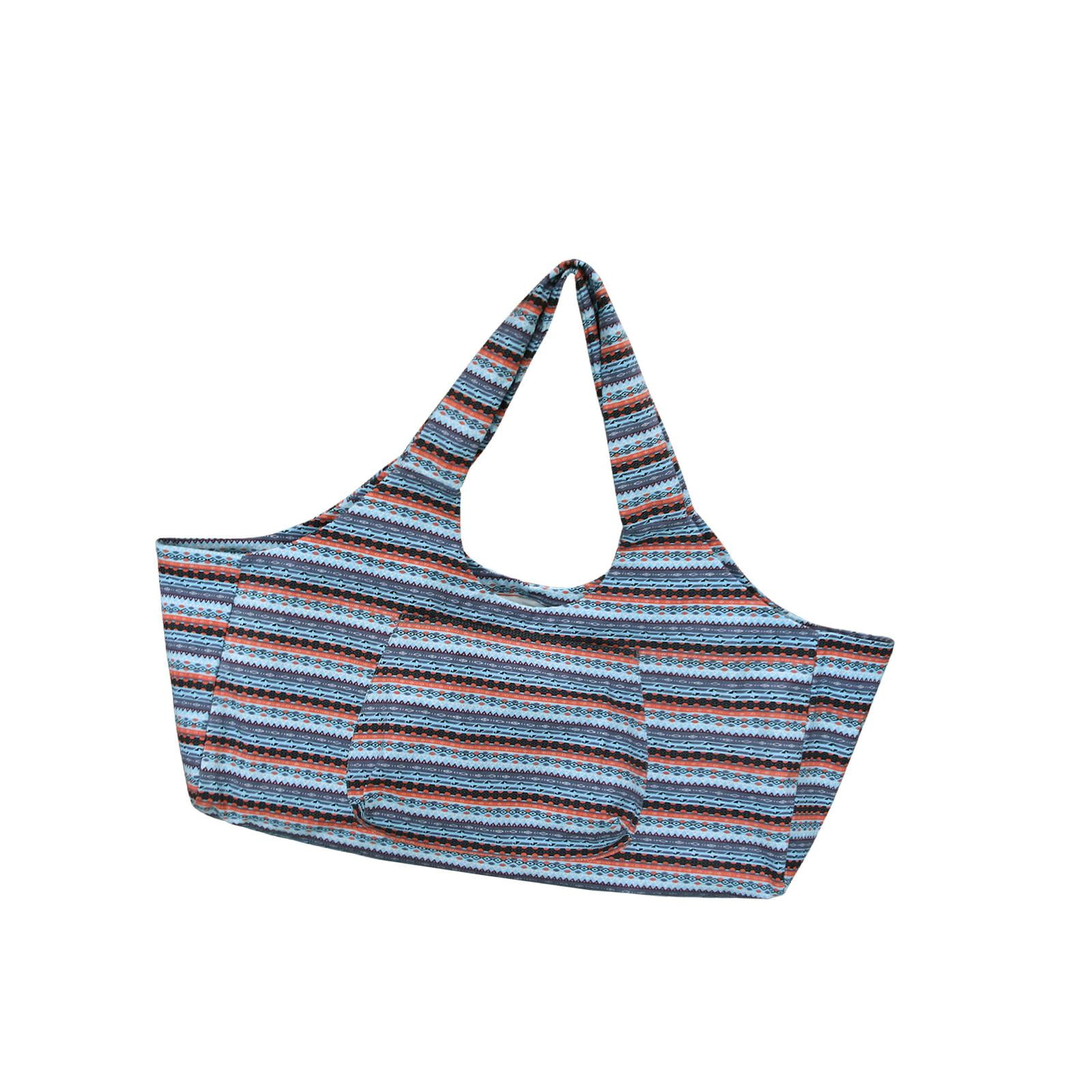 Large Yoga Mat Bag Carrying Bag with Side Pocket Portable Fit Most Size