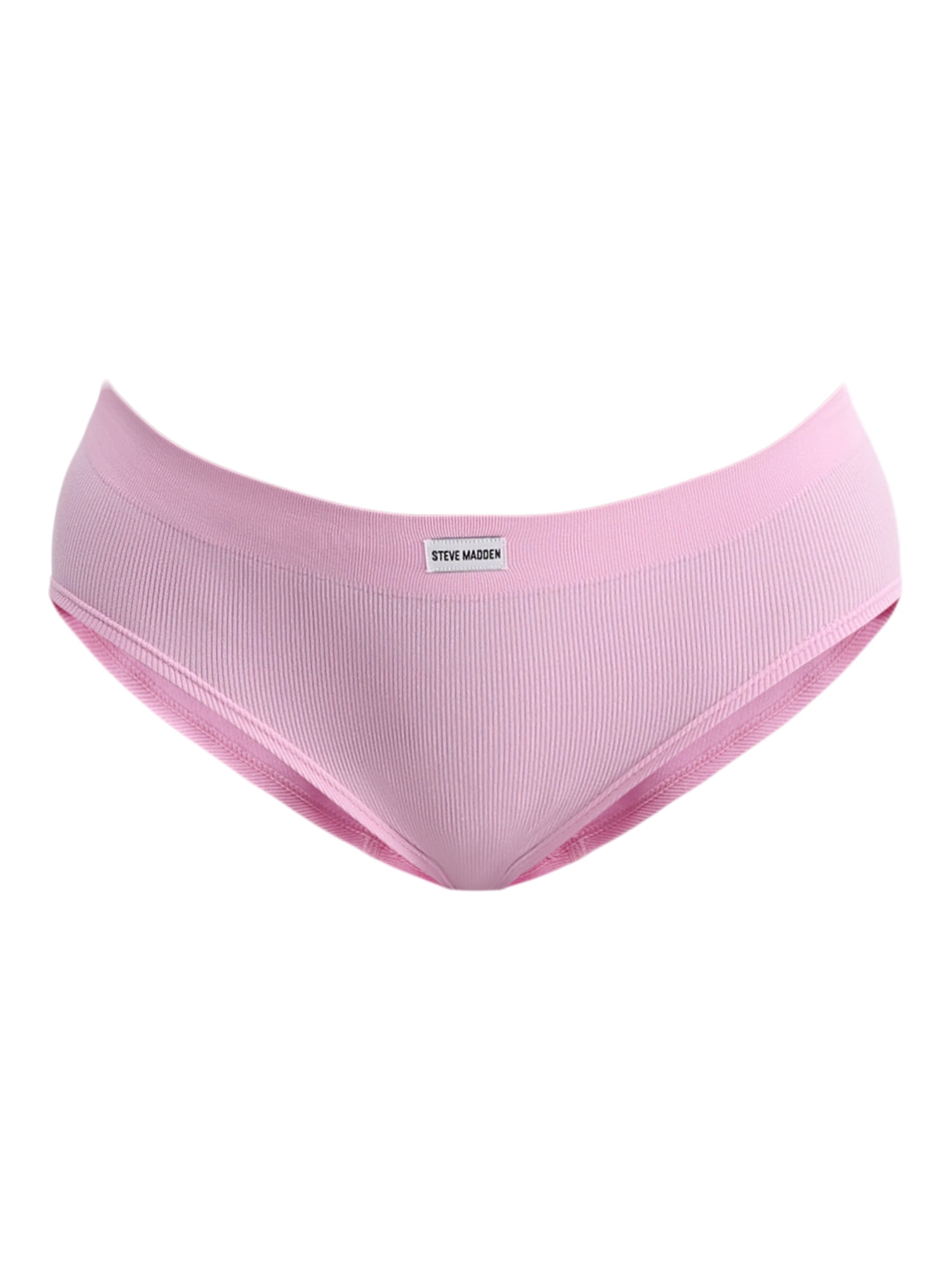 Steve Madden Women's Seamless Hipster Panties, 5-Pack, Sizes S-XL