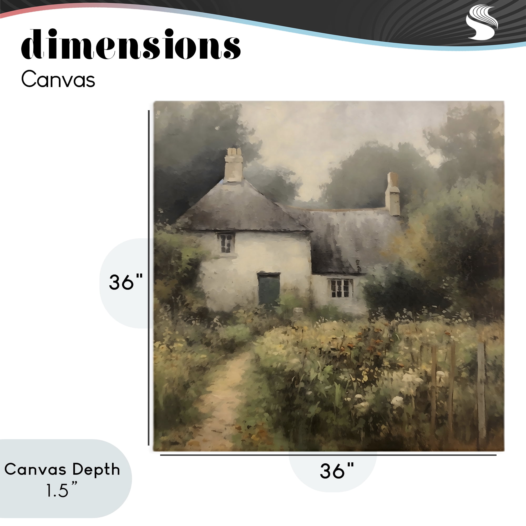 Stupell Industries Cottage Comfort in Summer Garden Canvas Wall Art, design by Creative Studio