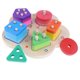 thumbnail image 4 of Bloques De Geometría De Apilamiento De Con Número De Fracciones Rompecabezas De Tablero Número Matemáticas De Formas De Color Aprendizaje De Aprendizaje Apilamiento Clasificación De CUTICAT Bloques de construcción de geometría, 4 of 8