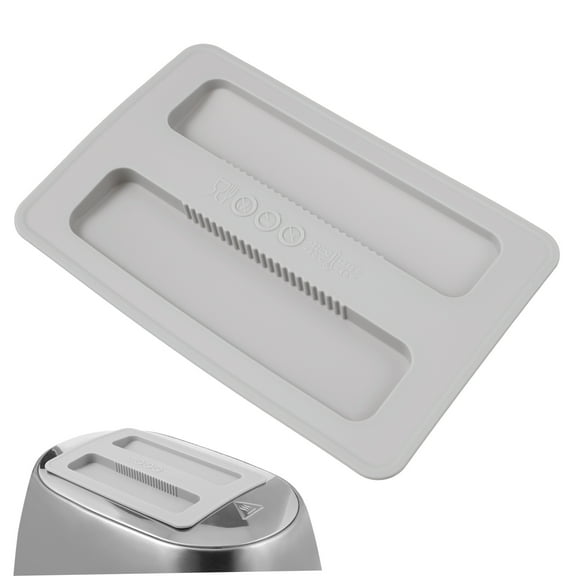 PTOOTP 1 Set Grey Silicone Dustproof Toaster Cover 15.7x10.5in for Home Toasters