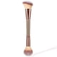 thumbnail image 1 of Brocha de maquillaje de doble punta con contorno angulado o en forma de cúpula, 1 of 7