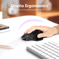thumbnail image 2 of Mouse Inalámbrico Ergonómico BLOOSOM F30 Con Receptor Usb 2.4ghz, 2 of 4
