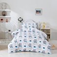 thumbnail image 1 of 3D Cartoon Animal Bear Cloud Quilt Cover Set Bedding Set Duvet Cover, 1 of 10