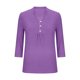 thumbnail image 3 of Tops de Color Sólido para las Mujeres Casual Tres Cuartos de Manga Cuello en V Suelta Camiseta Top Blusas para Uso Diario Y de Fiesta, 3 of 5