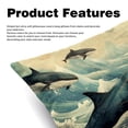 thumbnail image 2 of Whale Chair Pillow Covers Set of 2 Throw Pillow Decorative Pillows Velvet with Unique Patterns for Various Occasions - Available in 16x16, 18x18, and 20x20 Inches, 2 of 6
