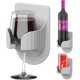 thumbnail image 1 of Soporte para copas de vino, soporte para bebidas montado en la pared, soporte para cerveza, regalo para baño, barco RV (gris)., 1 of 1