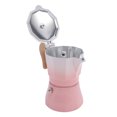 thumbnail image 1 of 150ml Aluminum Alloy Italian Coffee Maker, Single Valve Coffee Pot for 3 Cups Includes Distributor Spoon Filter Papers Coffee Brewing Tool, 1 of 7