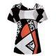 thumbnail image 4 of Camiseta sin tirantes con estampado de amor de manga corta y cuello redondo de verano para mujer Blusas OAVQHLG3B Store  lin121212, 4 of 5