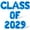 Blue, variant on Letter Balloons - CLASS OF 2029 16" Inch Alphabet Letters Foil Mylar Balloon Graduation Party Banner (Gold)